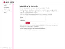 Tablet Screenshot of meter.ie